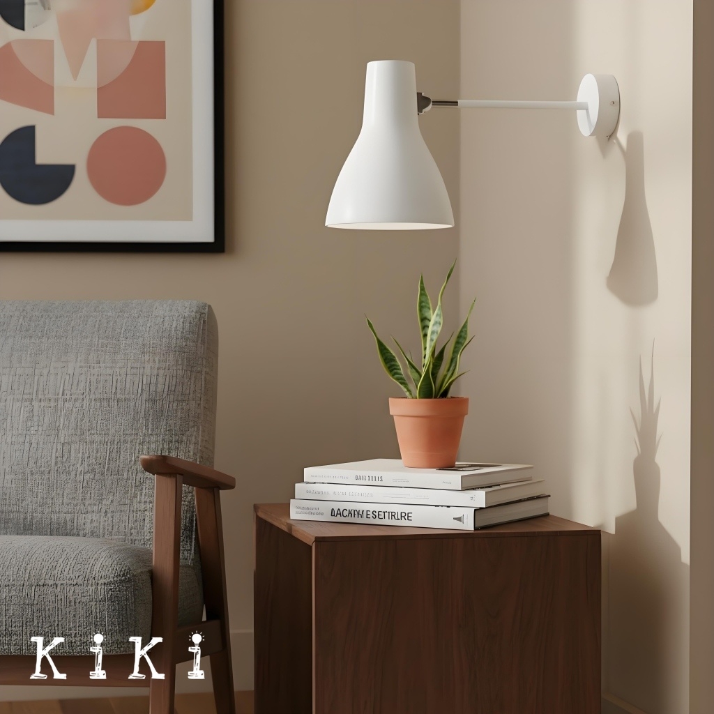 Modryx Modern Minimalist Wall Light - Adjustable Head for Reading and Accent Lighting K2115