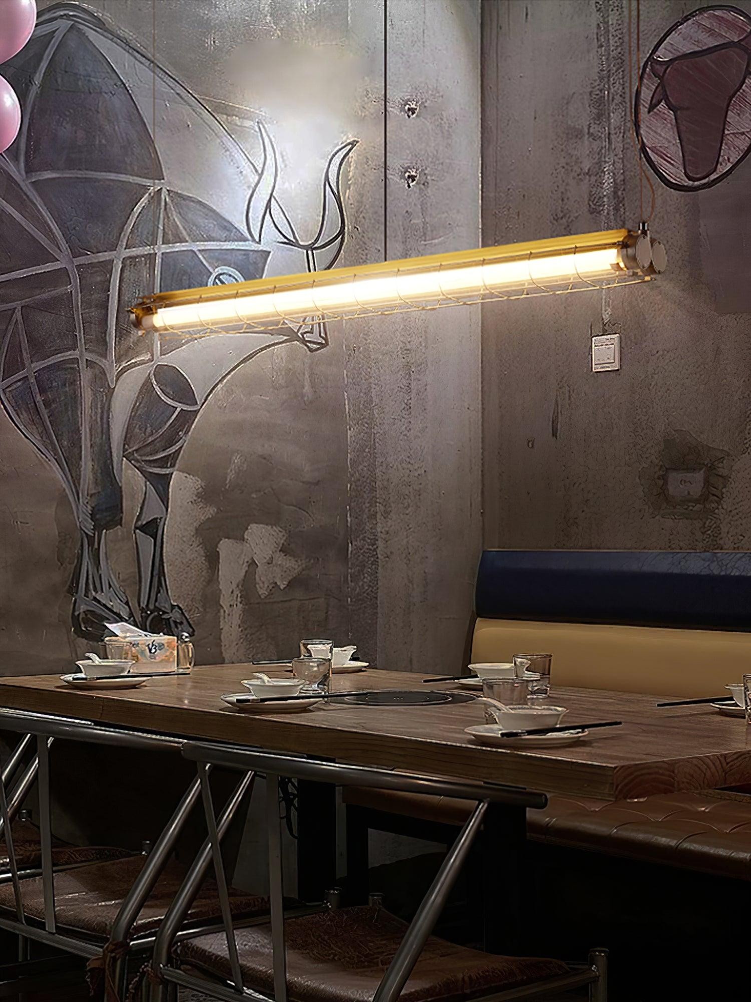 Industrial Linear Cage Chandelier K903