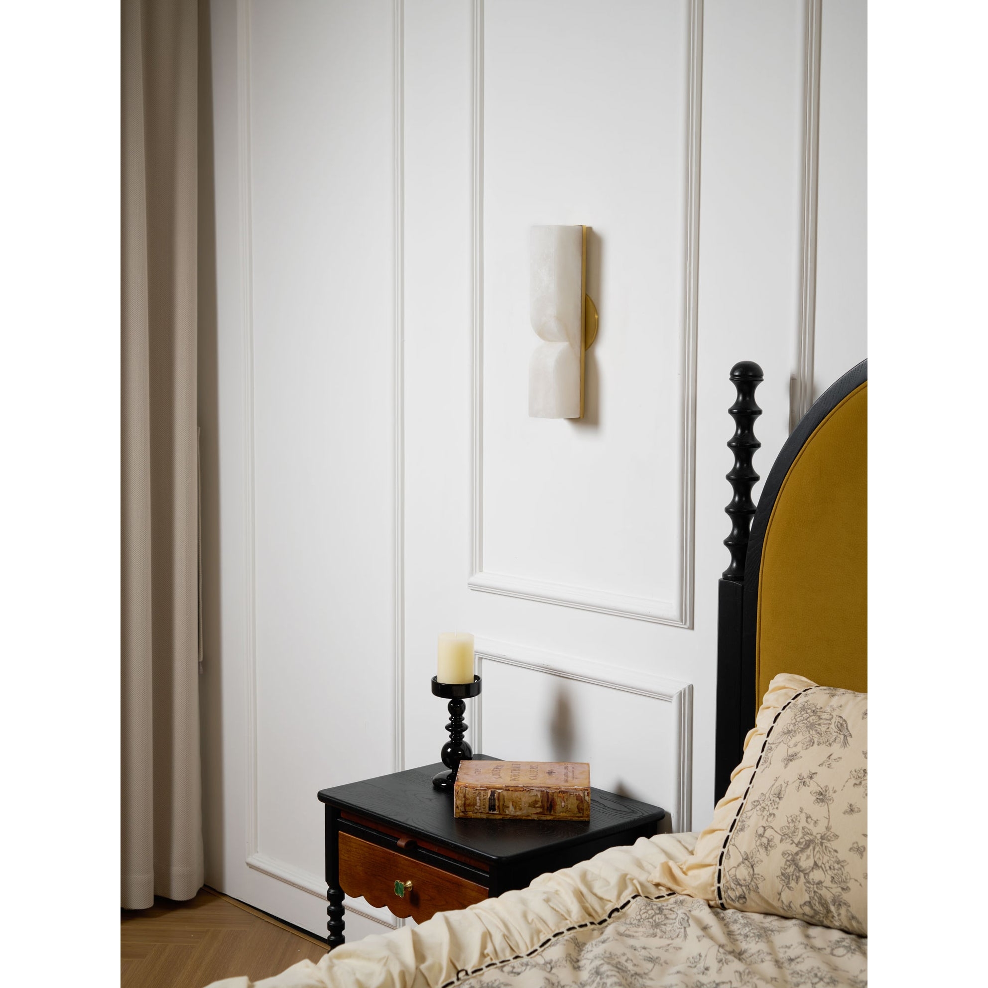 Rectangular Alabaster Wall Lamp D639