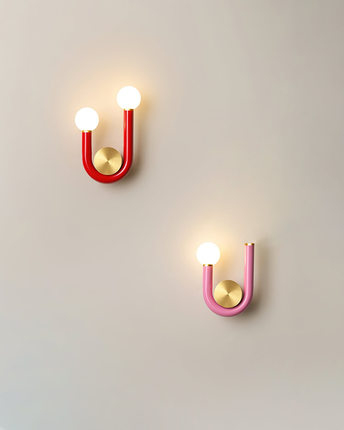 Creative U Shaped Double Head Wall Lamp K695