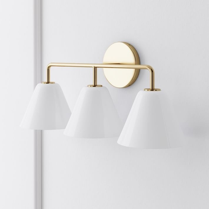 Conica Cone Wall Sconce - 1, 2, 3-Light Modern Glass Lighting K1398
