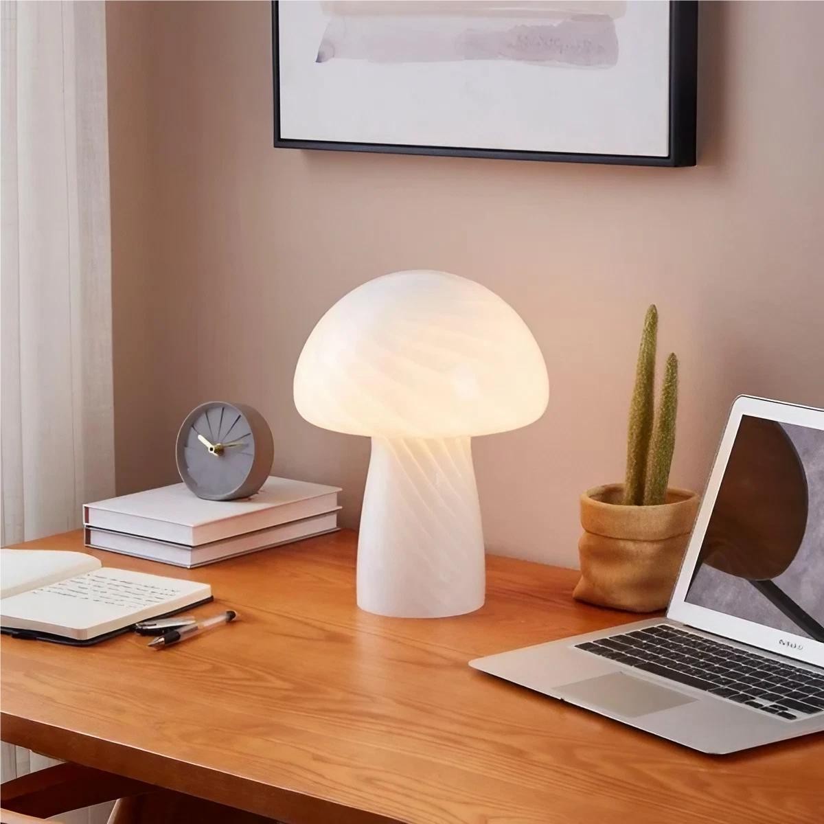 Modern Design Stained Glass Mushroom Lamp K51