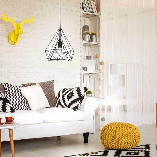 Metal Wire Pendant Lamp