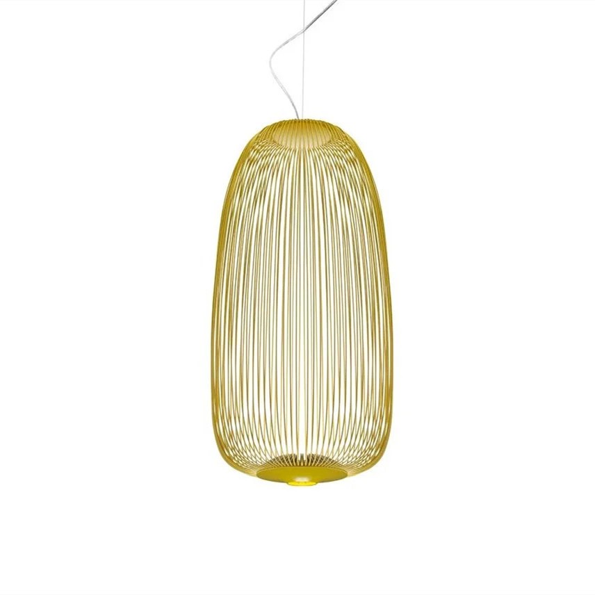 Modern Spokes Pendant Lamp - Artistic Birdcage Pendant Light for Dining Room