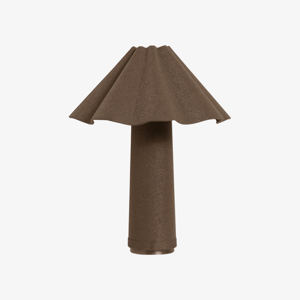 Weavara Sculptural Fabric Table Lamp for Living Room and Office K1615