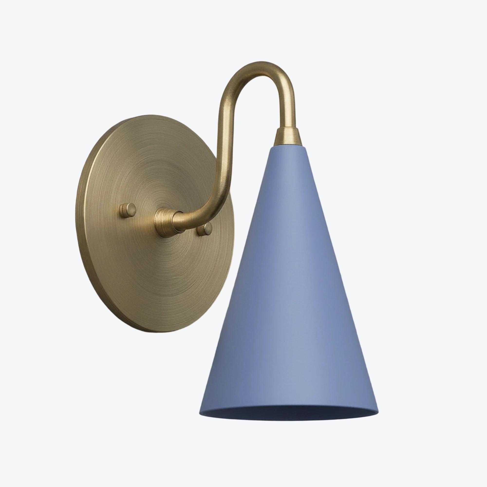 Curva Metal Cone Wall Lamp - Classic Vintage Accent Lighting for Hallway K1736