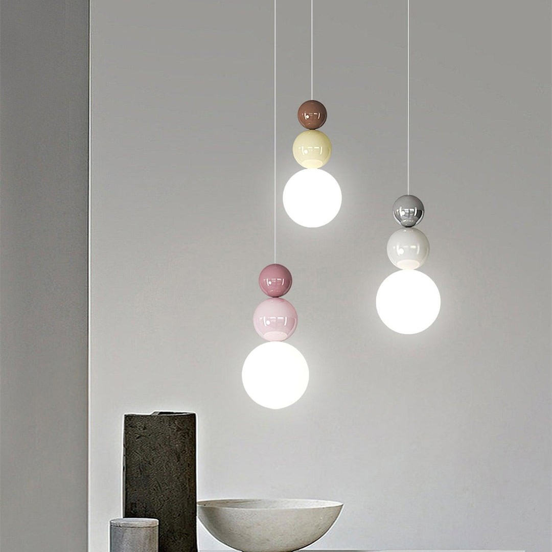 Modern Nordic Acrylic Multi Ball Pendant Light K155