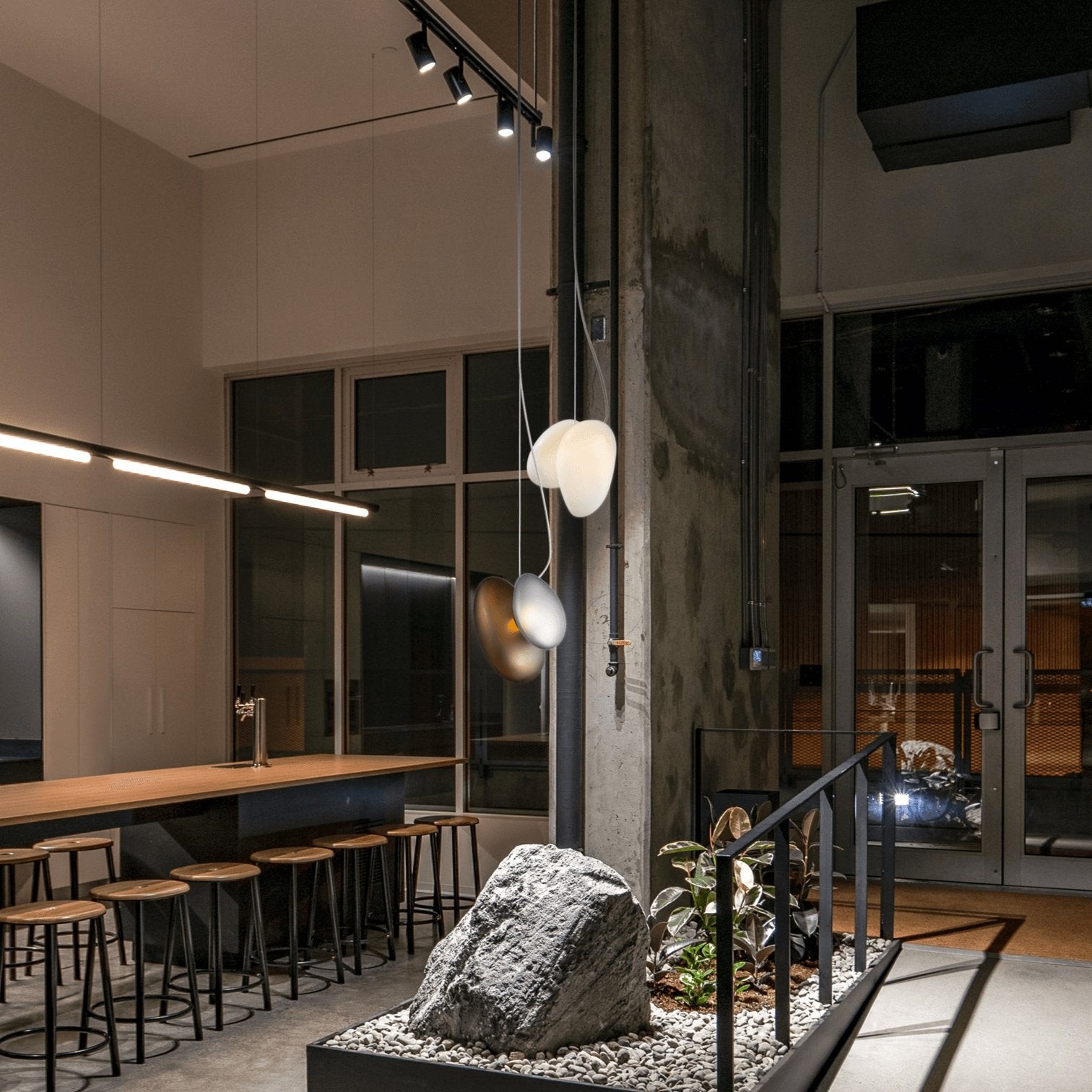 Translucent Frosted Glass Pendant Light K725