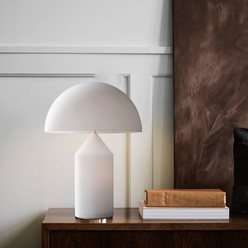 Modern Atollo Table Lamp - Mushroom Metal Table Light for Living Room