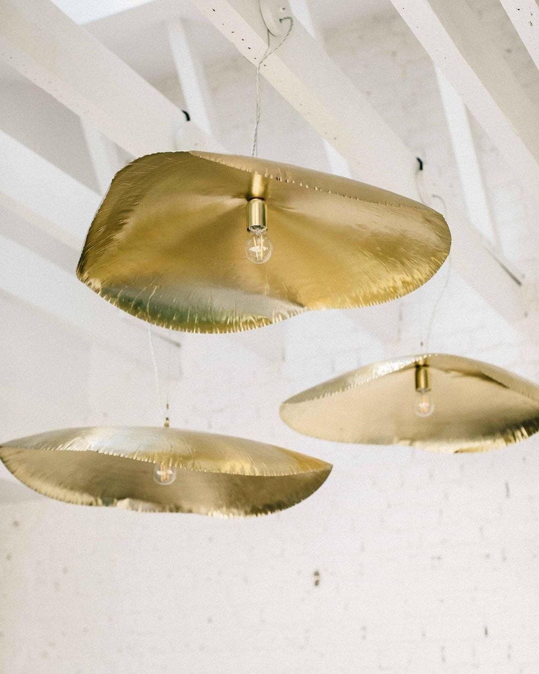 Hammered Brass Suspension Light K1205