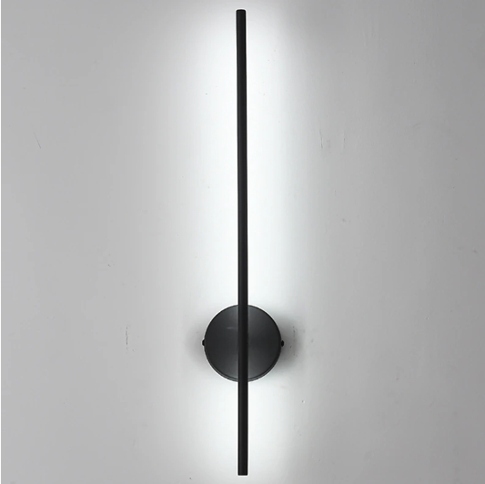 Modern Black Aluminum Wall Light D850