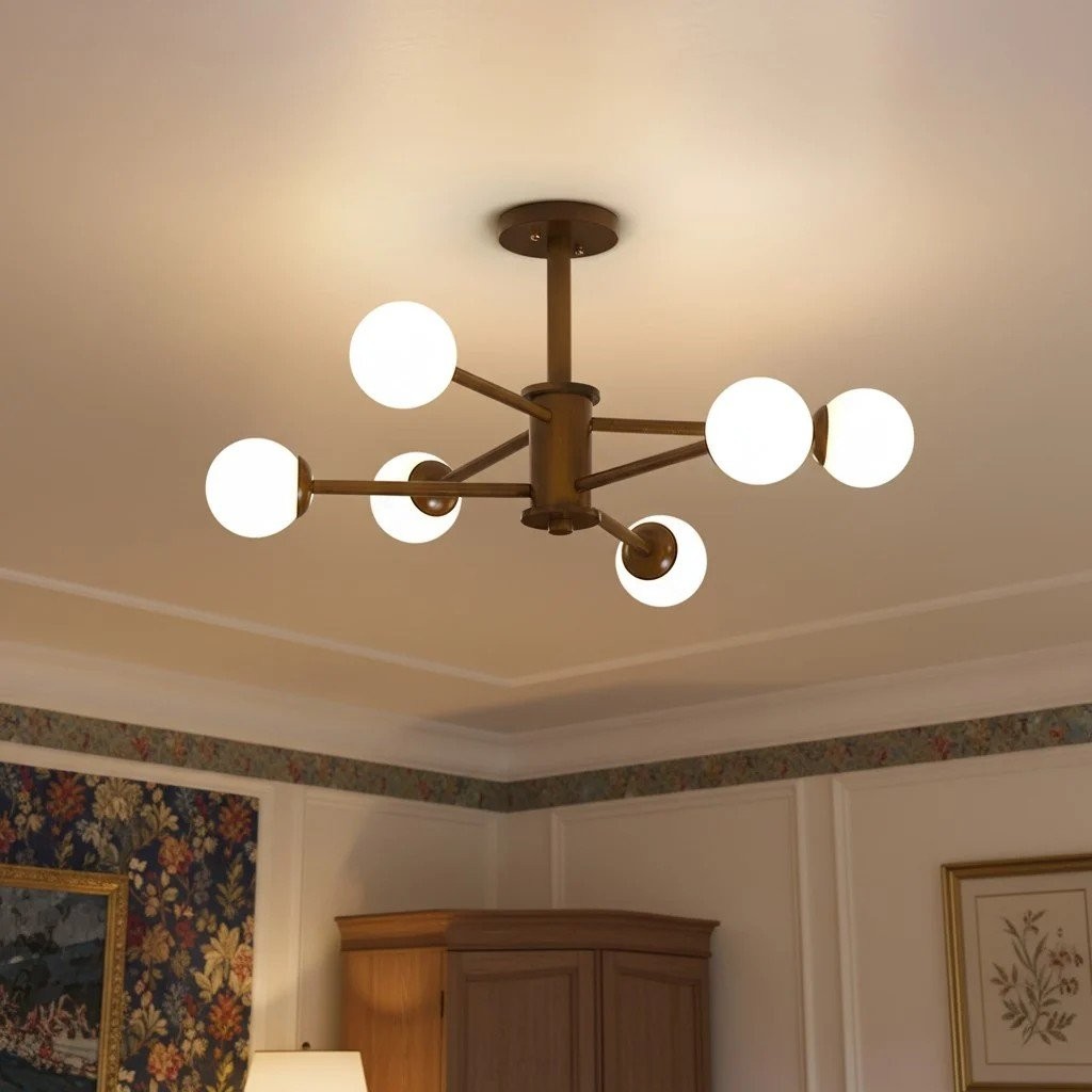 Orrise Molecular Design Ceiling Lamp - Artistic Branch Lighting Chandelier for Home Spaces K2103