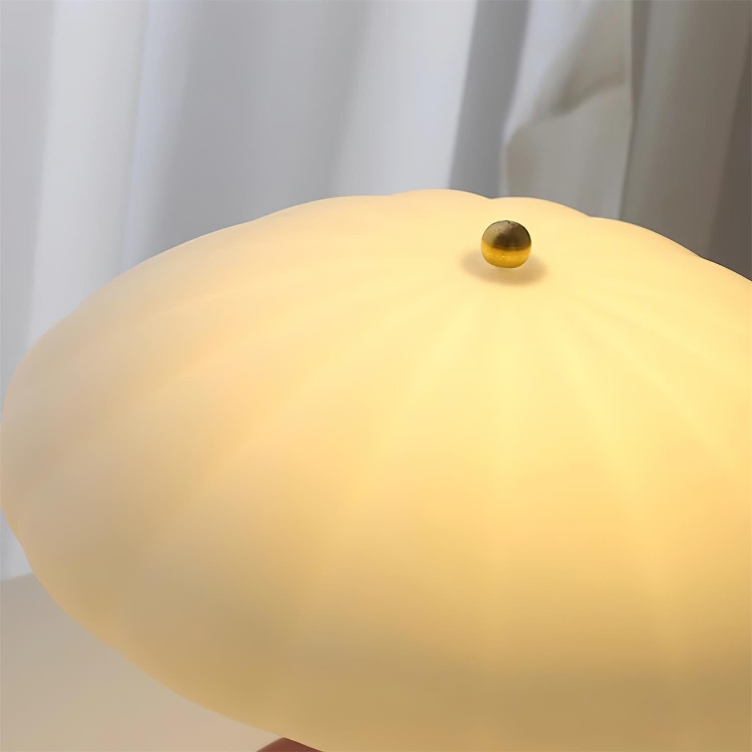 Mushroom Shape Curved Table Lamp K697