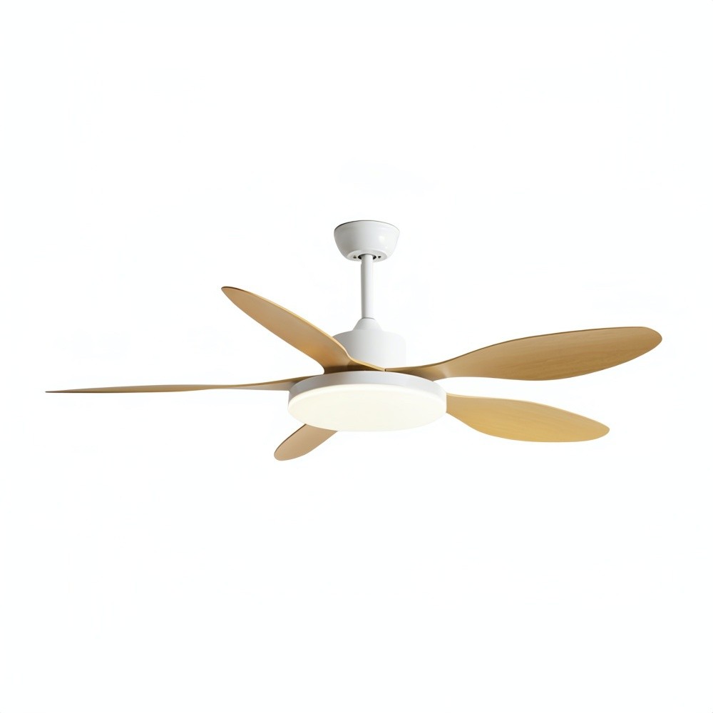 Scandinavian Led 5 Blade Ceiling Fan Light K1116