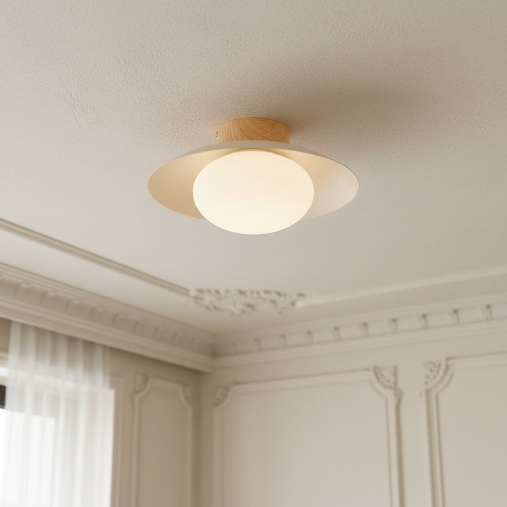 Oribela Modern Globe Ceiling Light - Timeless Style Fixture for Hallway and Living Area K2085