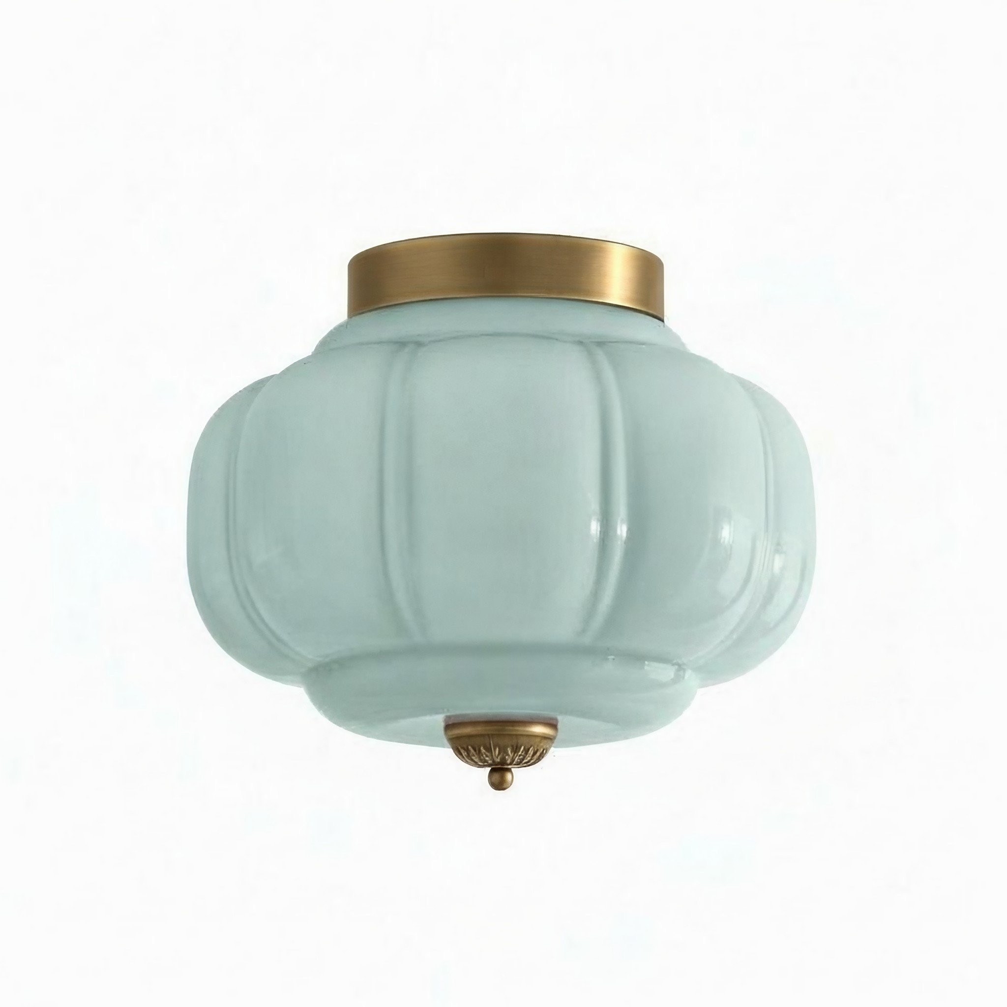 Eloise Vintage Lantern Style Ceiling Light – Elegant Glass Shade Fixture for Hallway K1137