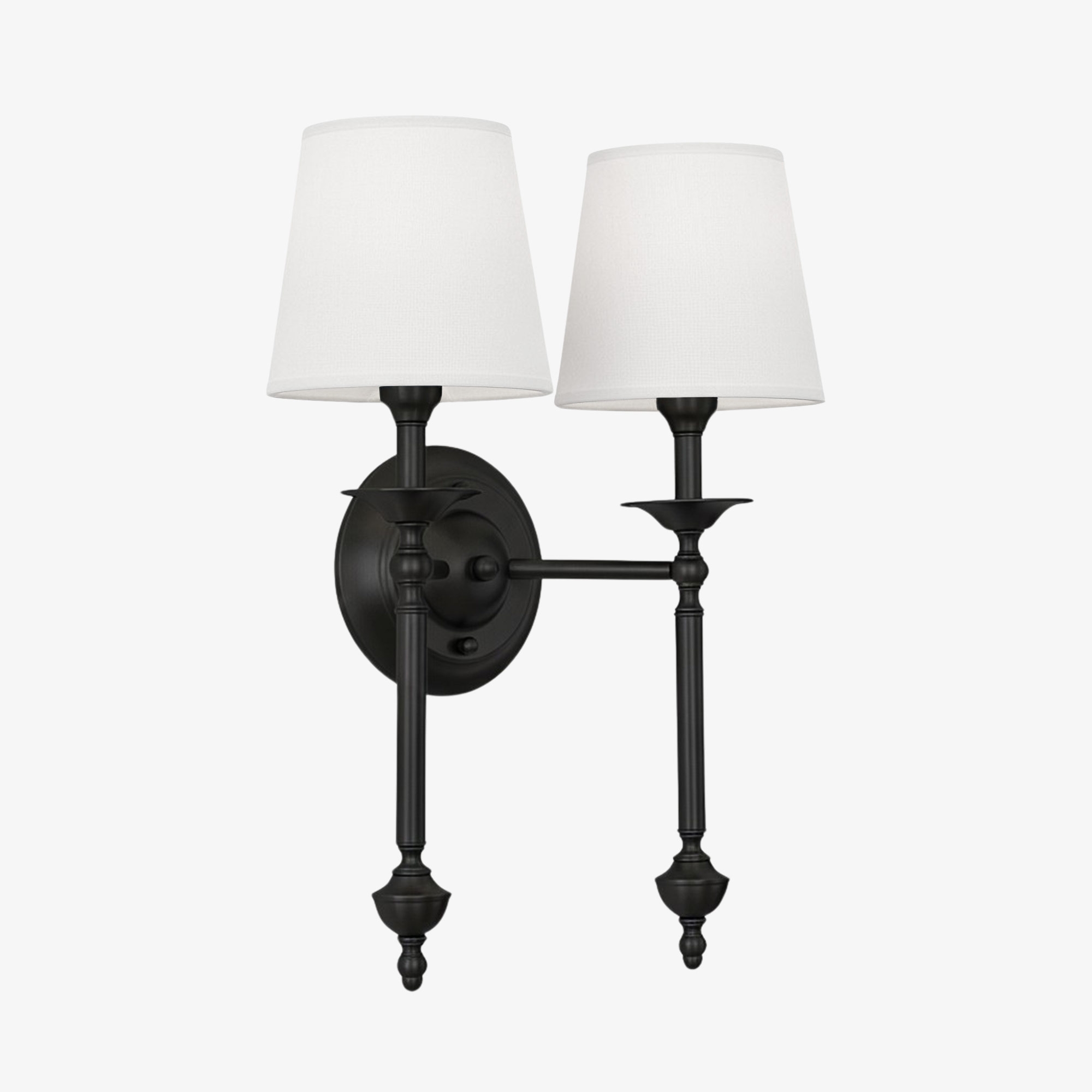 Arcuma Fabric Wall Sconce - Modern Copper Wall Light for Hallway K2353