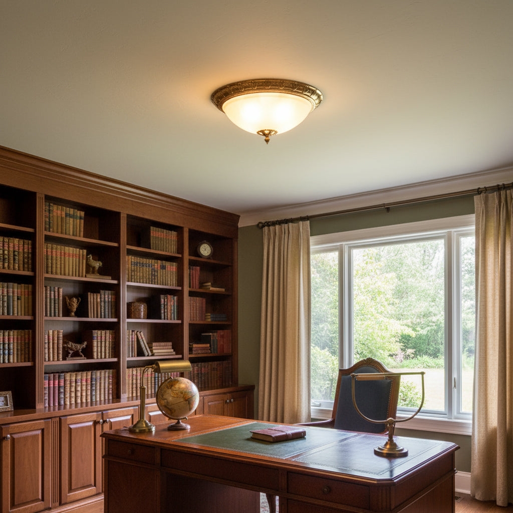 Deltana Flush Ceiling Lamp D737