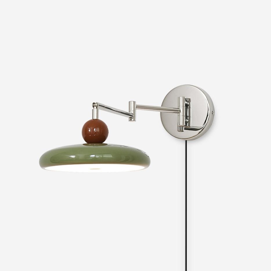 Swing Arm Bedside Plug In Wall Lamp K459