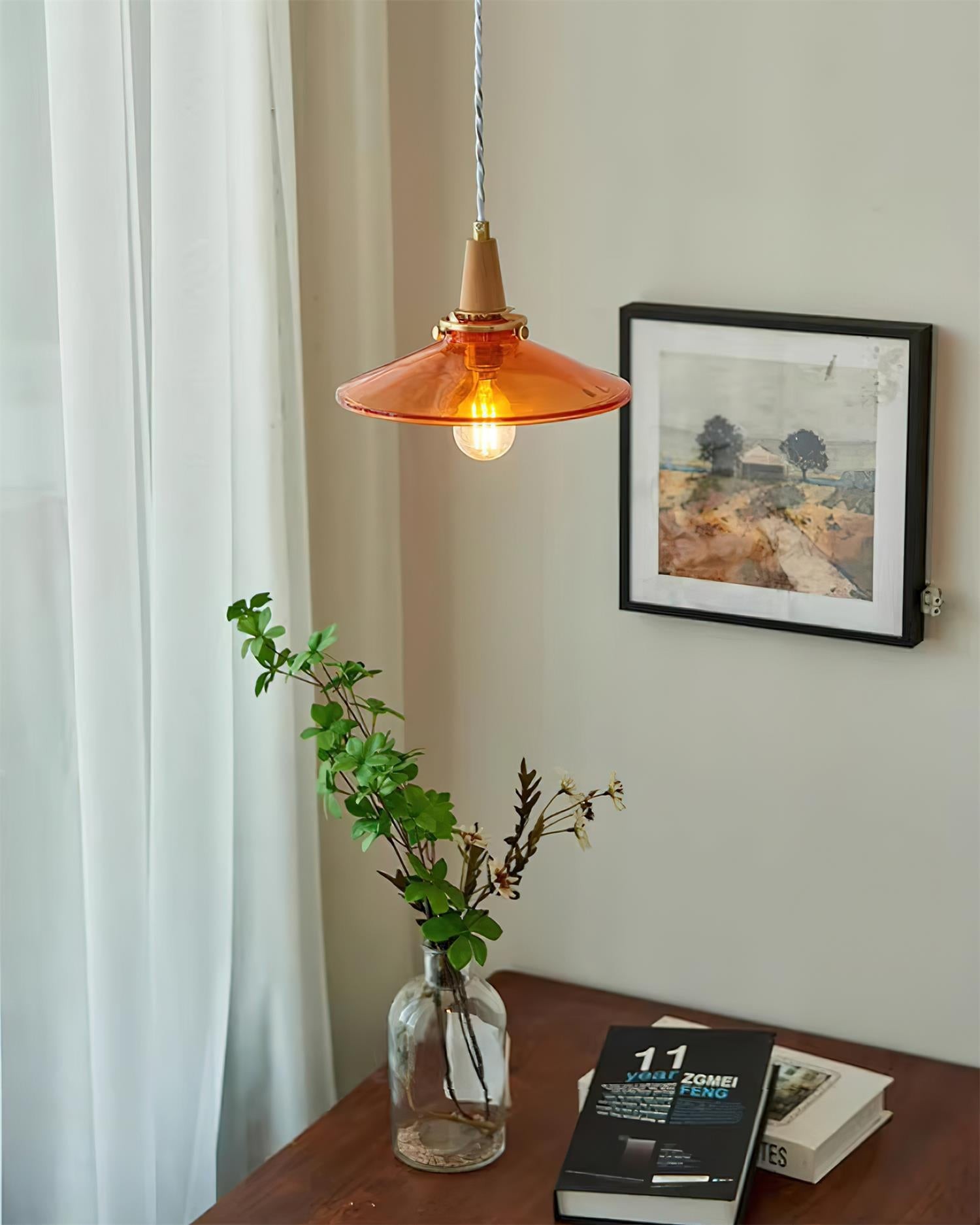 Nordic Brass Glass Pendant Lamp K258