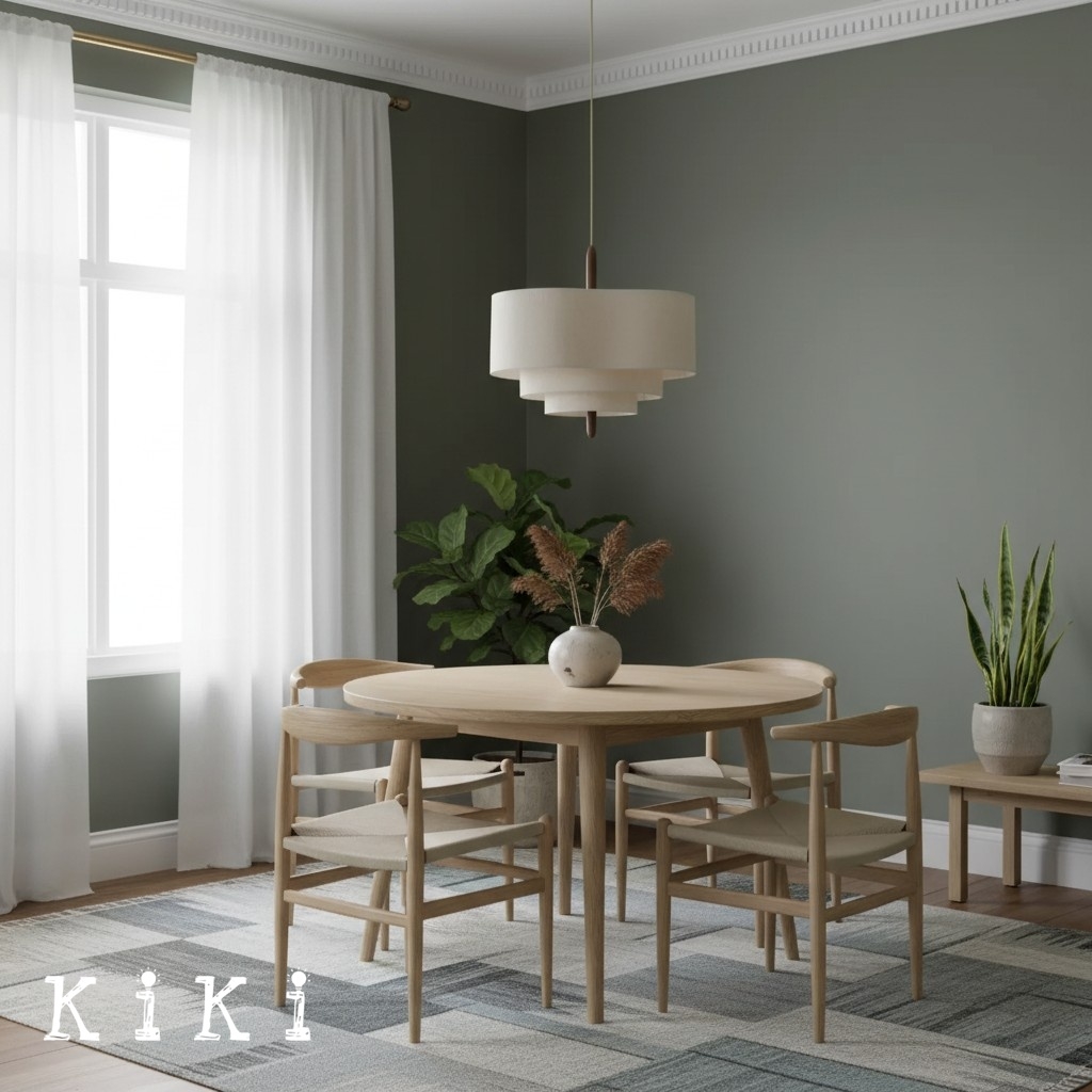 Softlume Nordic Fabric Pendant Light - Modern Classic Lamp for Dining Area and Hallway K477