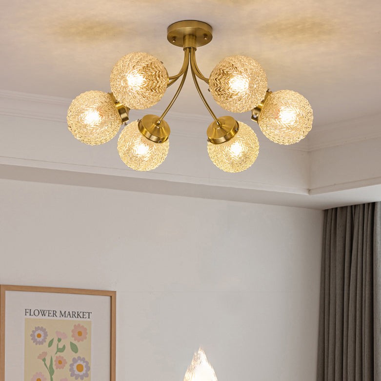 Retro Glass Ceiling Lamp K1074