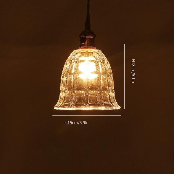 Clear glass pendant lights series