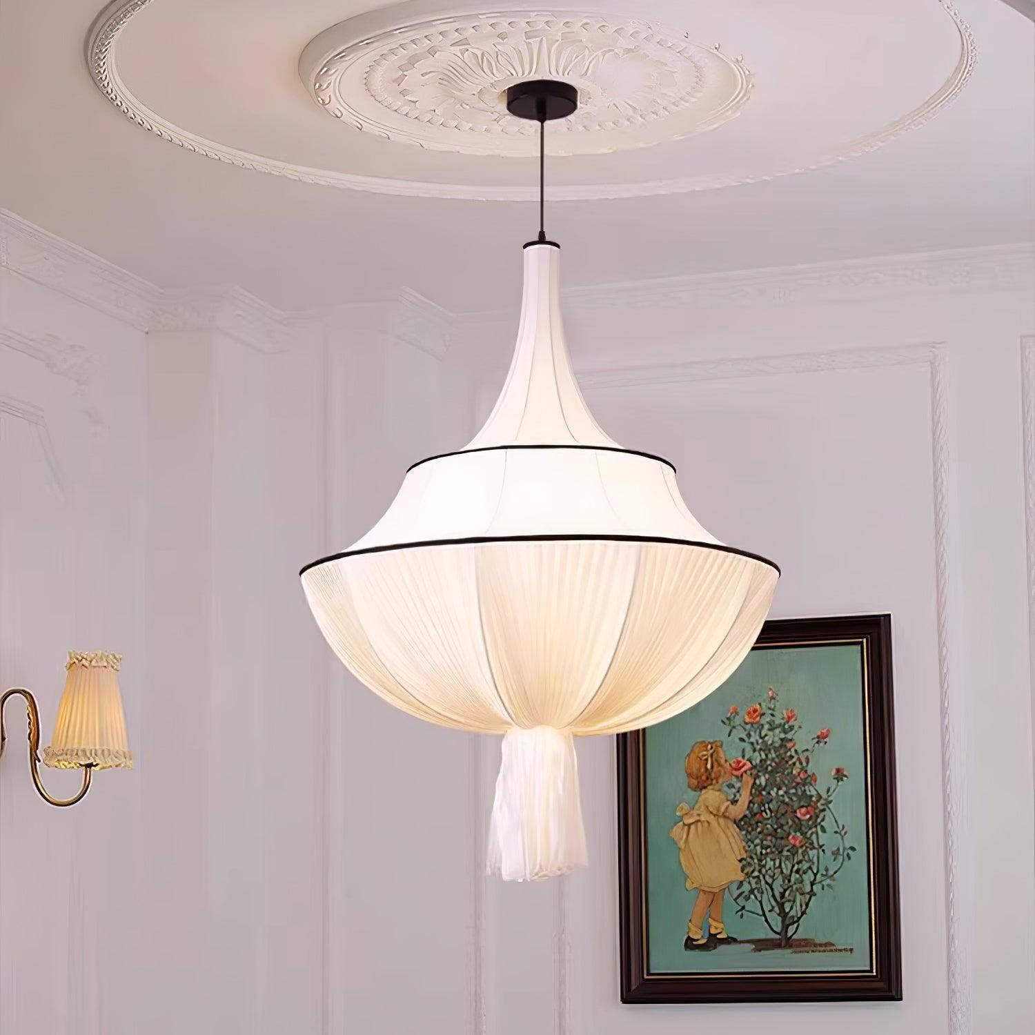 Fabric Art Decorative Pendant Lamp K499