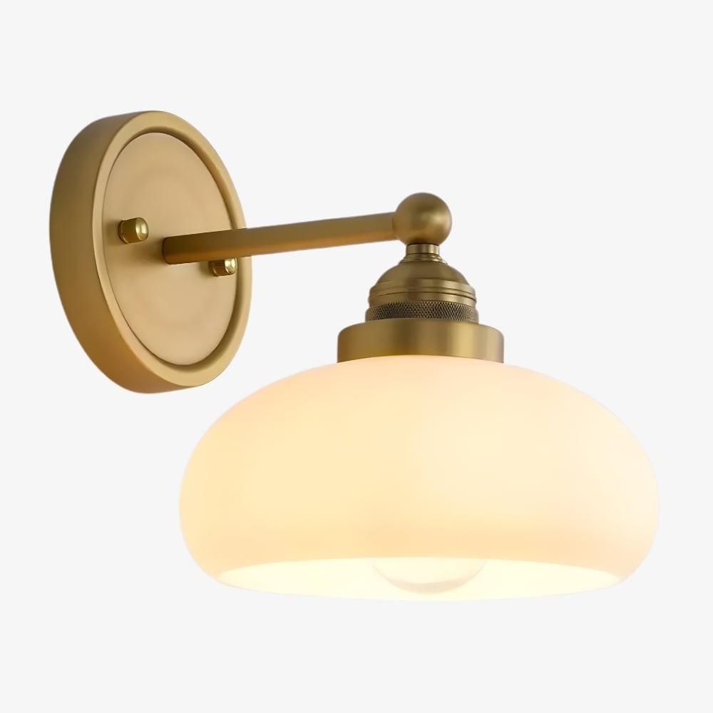 Riven Timeless Glass Wall Lamp - Retro Industrial Sconce for Hallway K2035