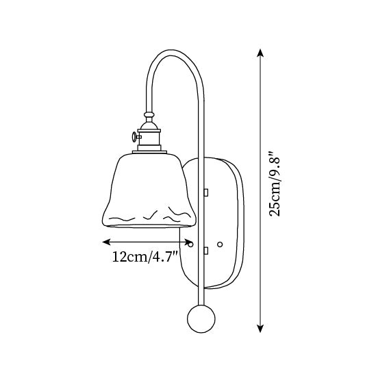 American Retro Spherical Wall Lamp K435