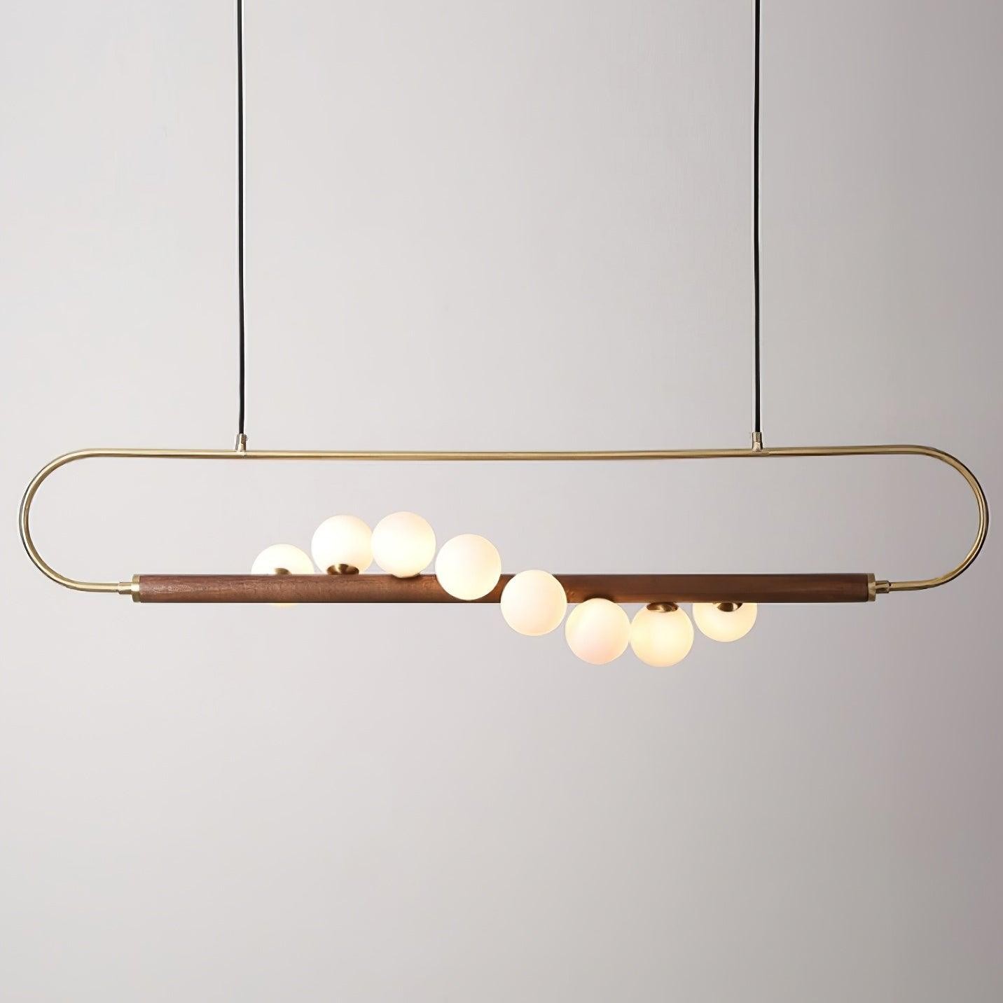 Modern Walnut Simple Chandelier K522