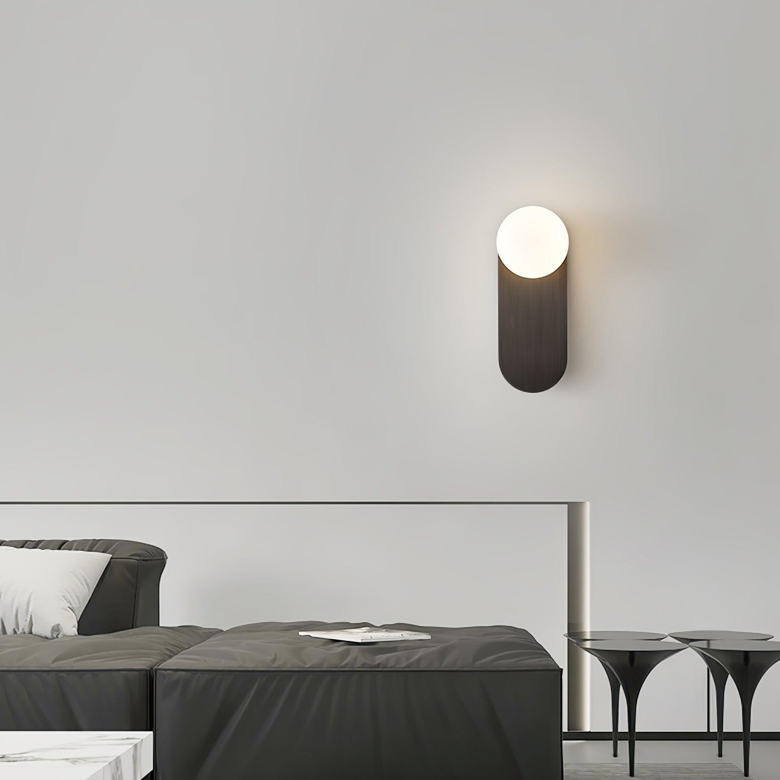 Modern Glass Base Sconce K383