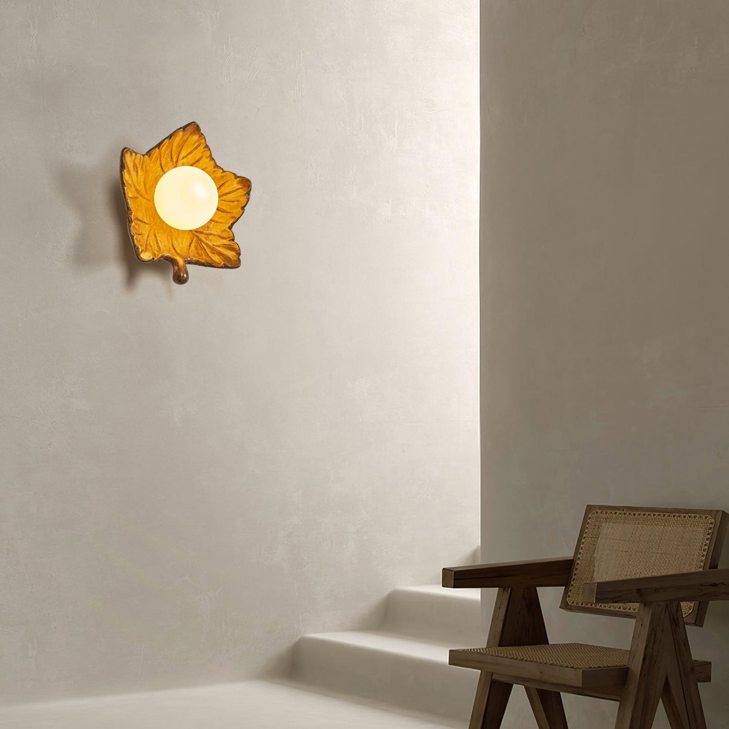 Maple Leaf Wall Light K484