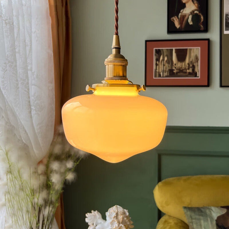 Radiant Lantern Retro Glass Pendant Light D954