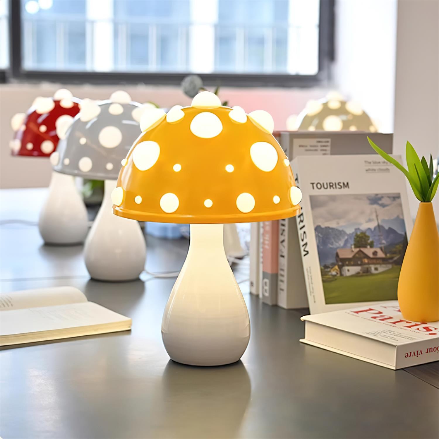 Poisonous Mushrooms Table Lamp K603