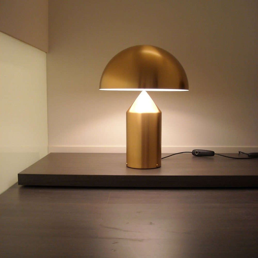 Modern Atollo Table Lamp - Mushroom Metal Table Light for Living Room