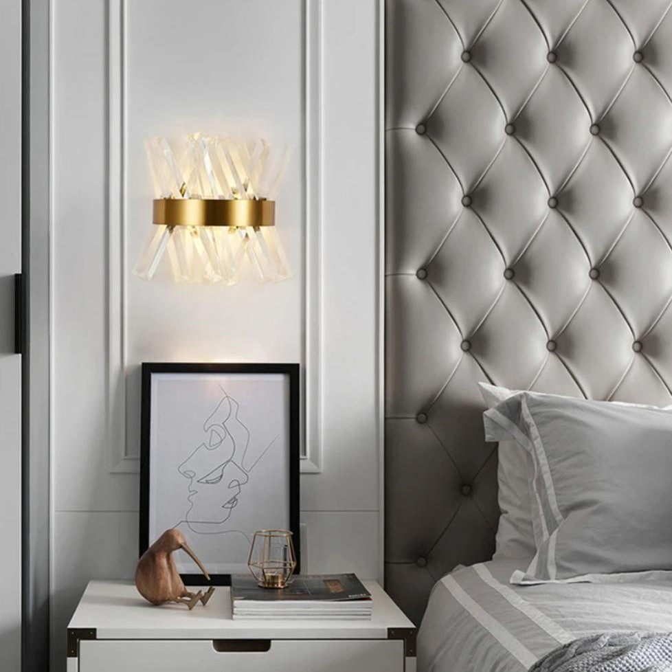 Modern Luxury Crystall Bedside Wall Light K854