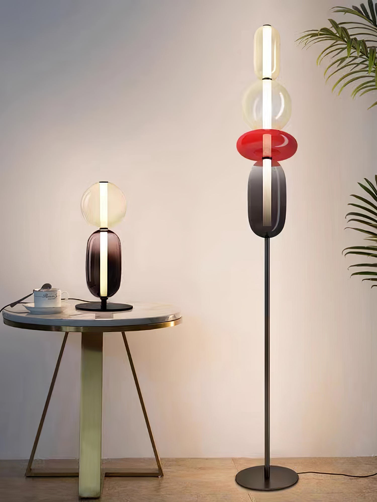 Nordic Minimalist Creative Luxury Gourd Glass Table Lamp K291