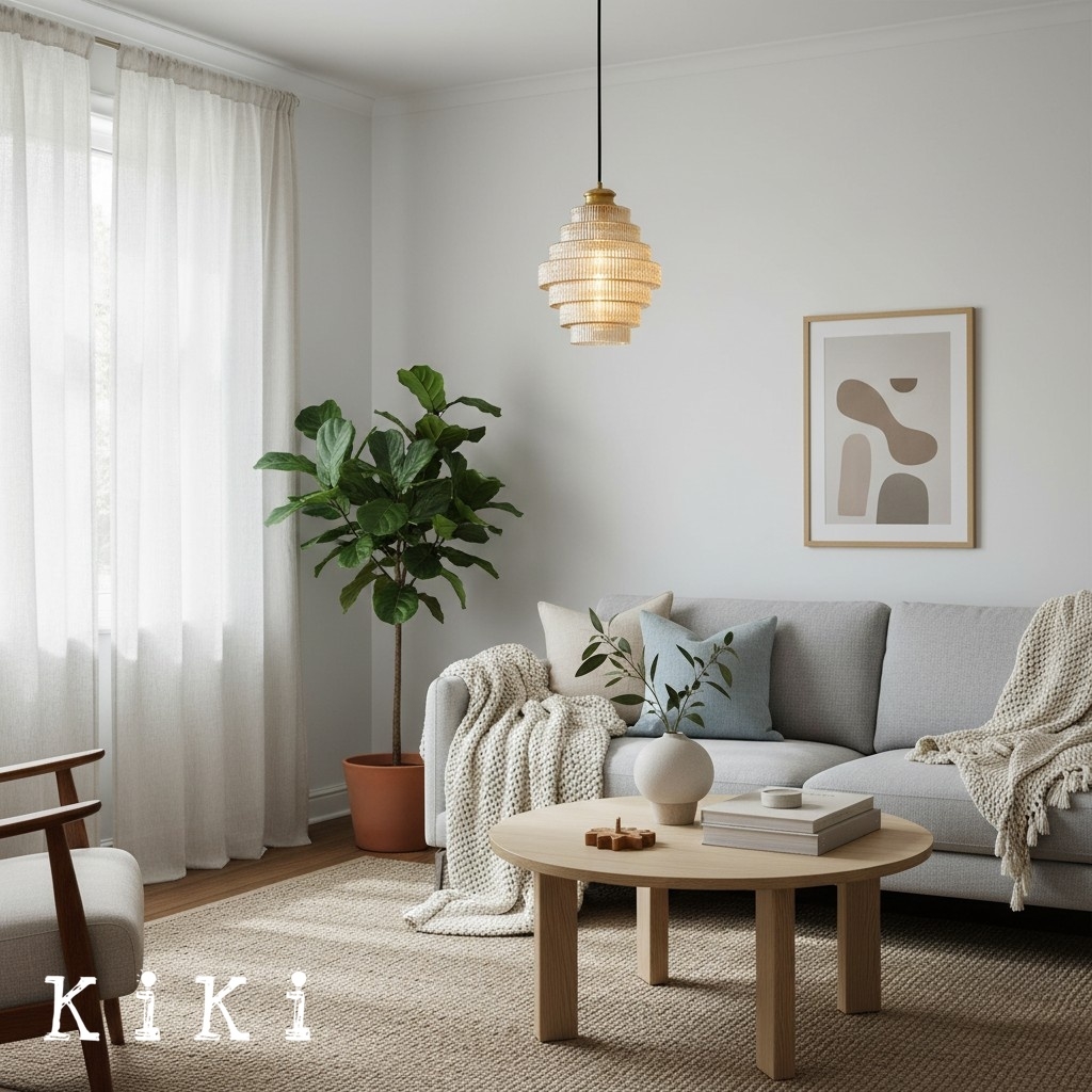 Bottis Minimalist Glass Pendant Lamp - Stylish Layered Hanging Light for Dining Table K469