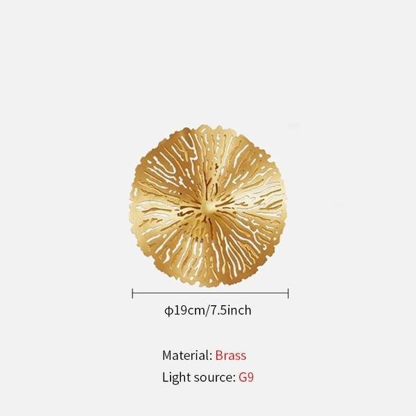 Lotus Leaf Wall Sconce