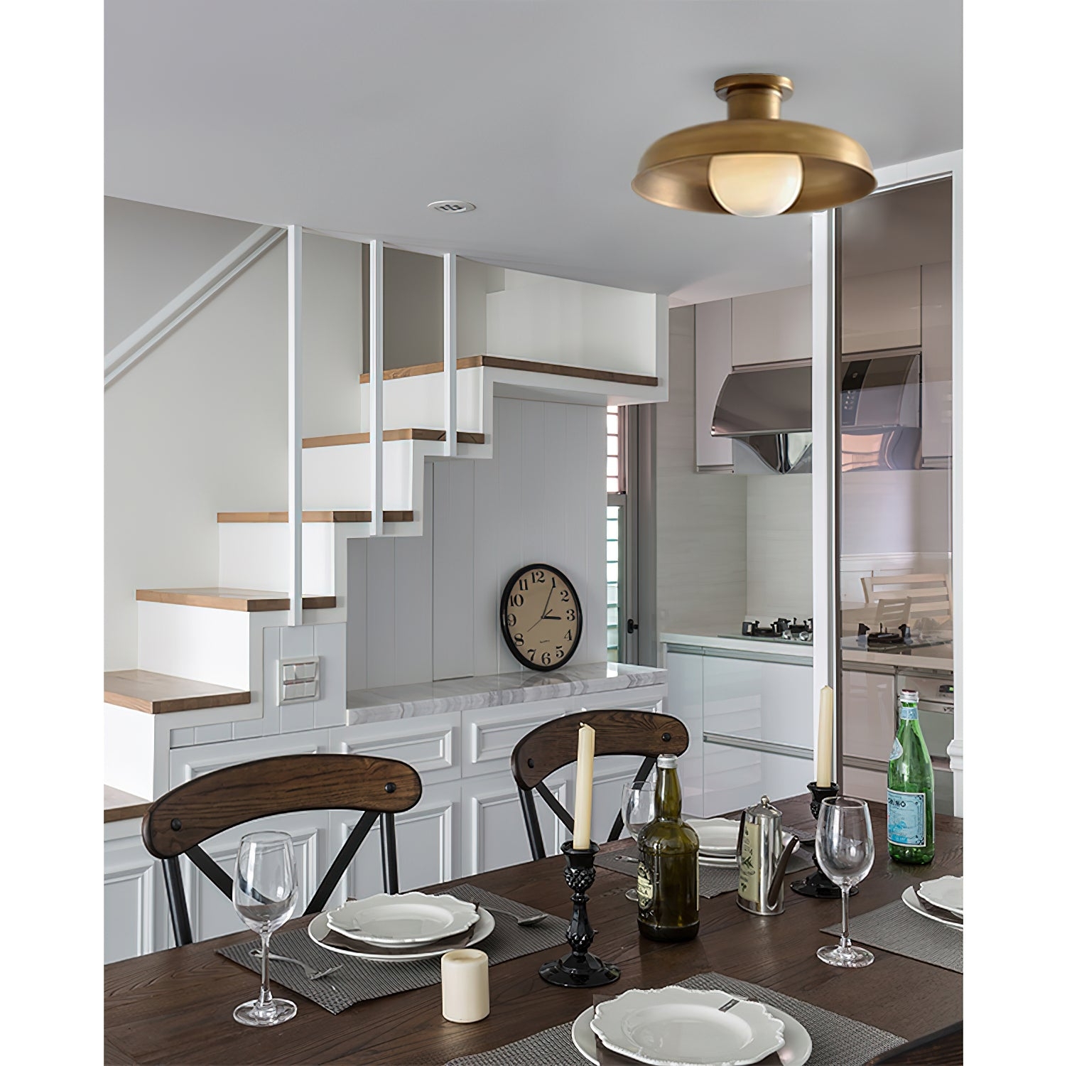 Cadence Semi Flush Ceiling Lamp D622