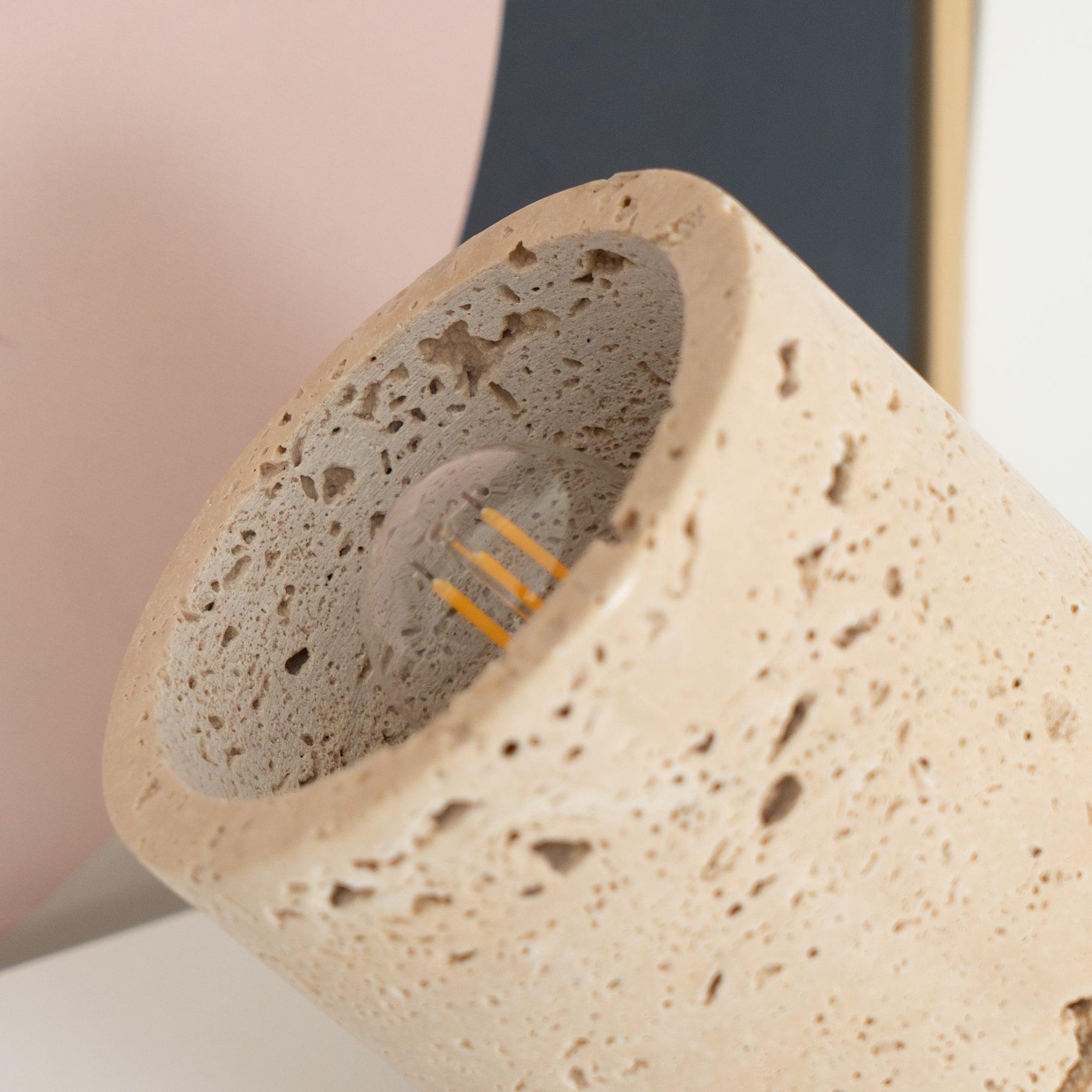 Amidori Travertine Table Lamp D893