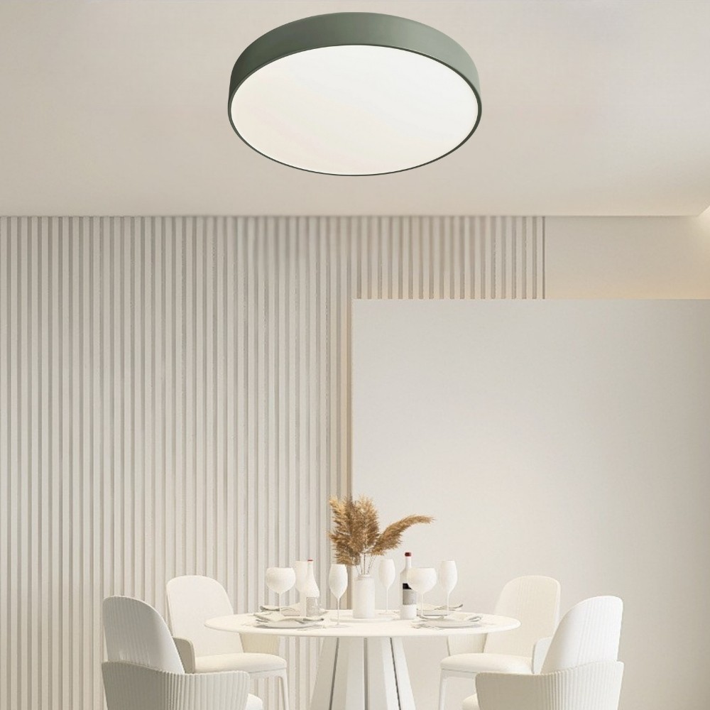 Minimalist Round LED Ceiling Lamp – Contemporary Bobber Design For Home Decor K945