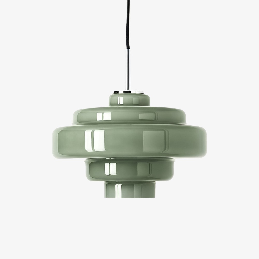 Koloro Bauhaus Glass Pendant Light – Mid-Century Inspired Design for Dining Area or Kitchen K1122
