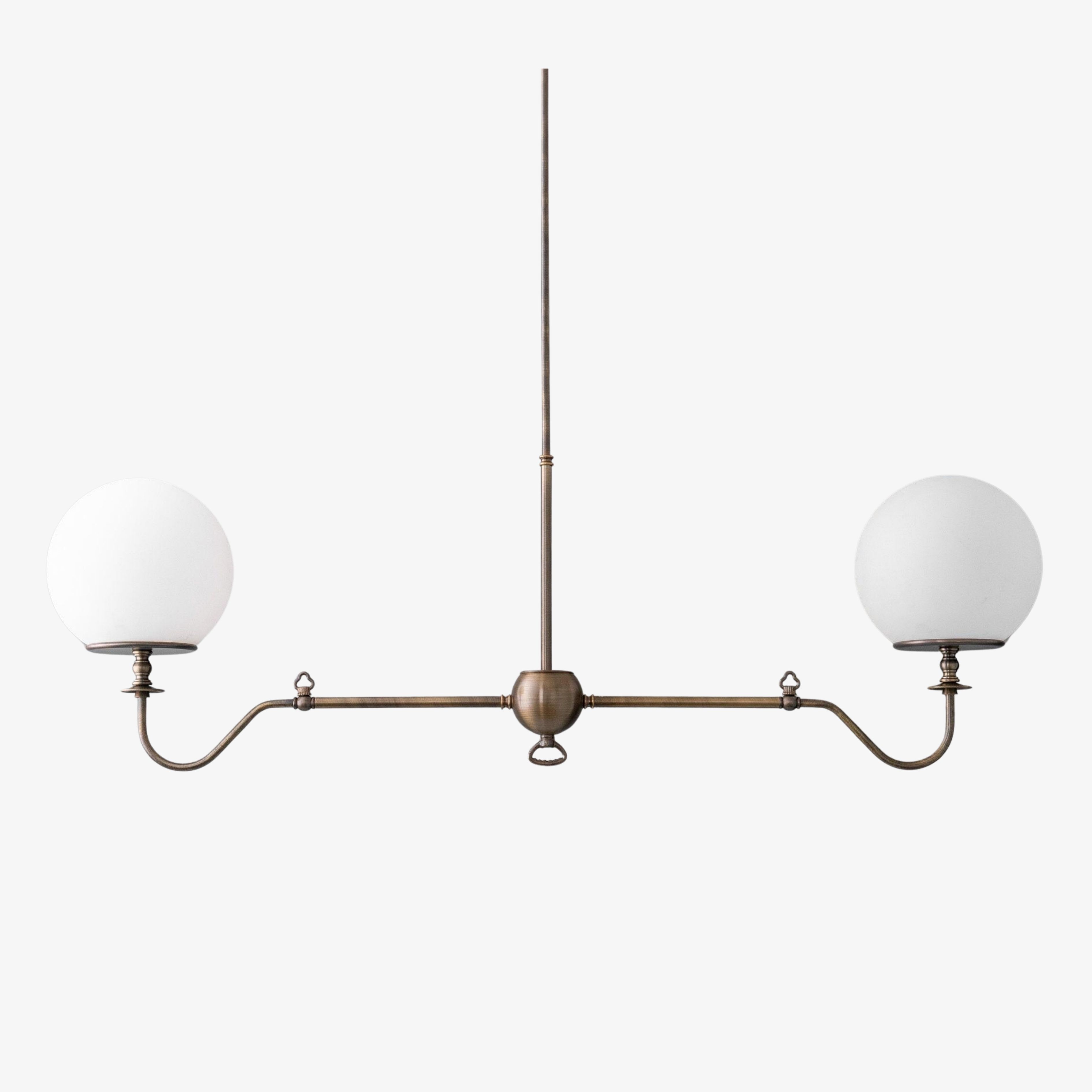 Glorica Glass Brass Chandelier Lighting - Contemporary Glass Multi-Light Hanging Fixture K1499