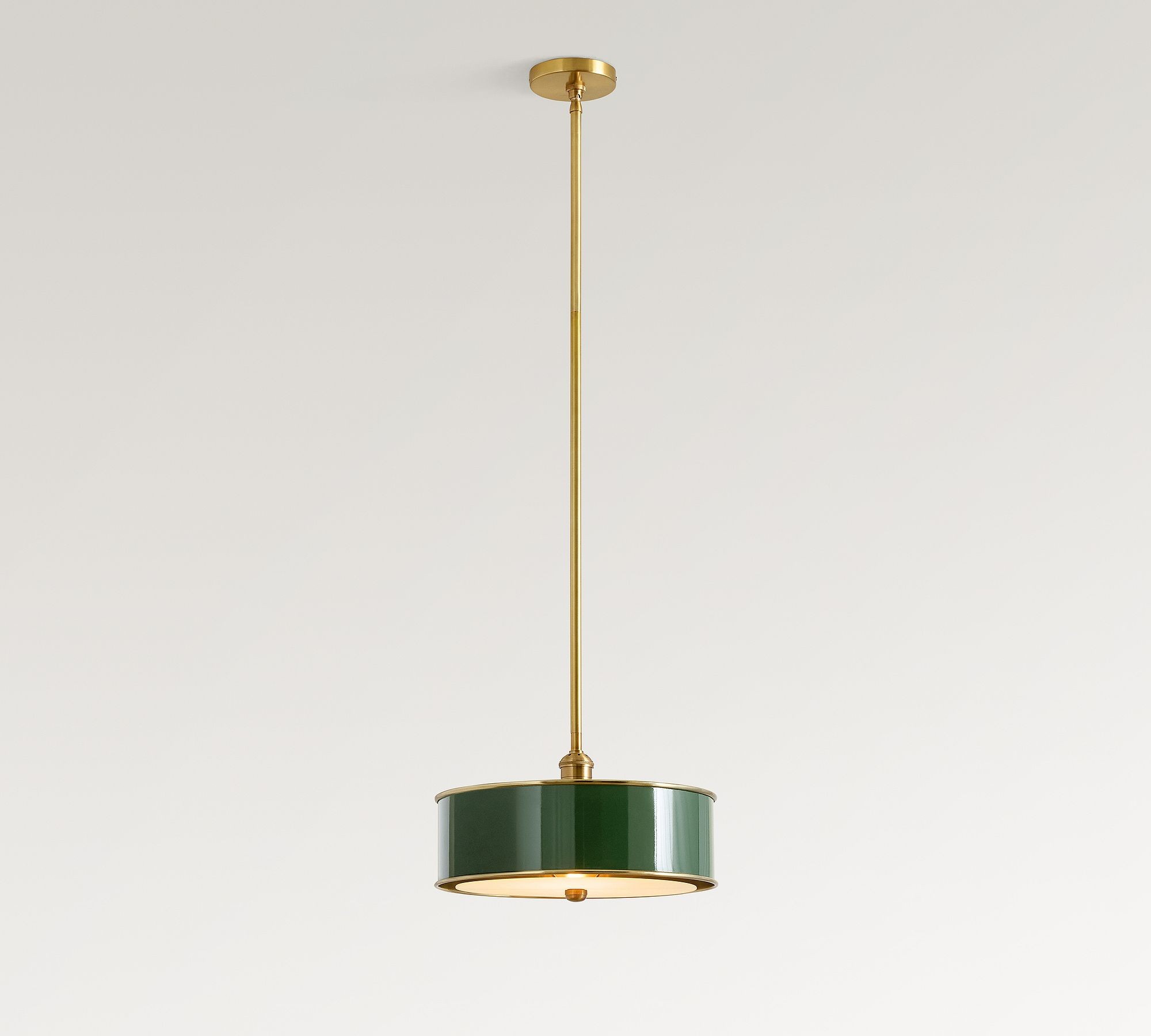 Forvara Metal Drum Pendant Light - Farmhouse Style Kitchen Island Lighting K1361