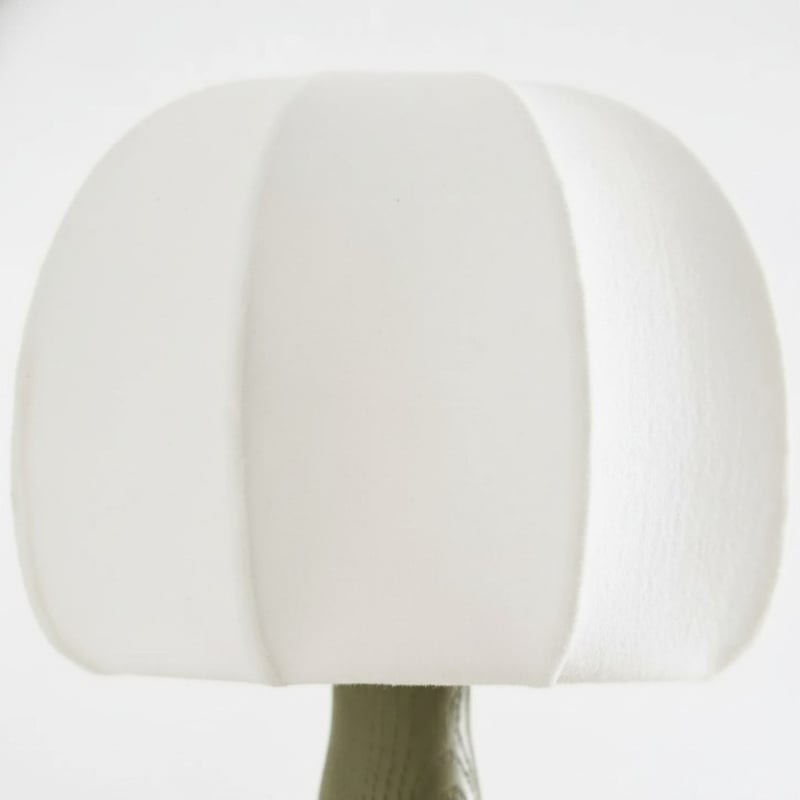 Savara Modern Curved Base Wall Light - Soft Diffused Fabric Shade for Hallways and Living Rooms K1670