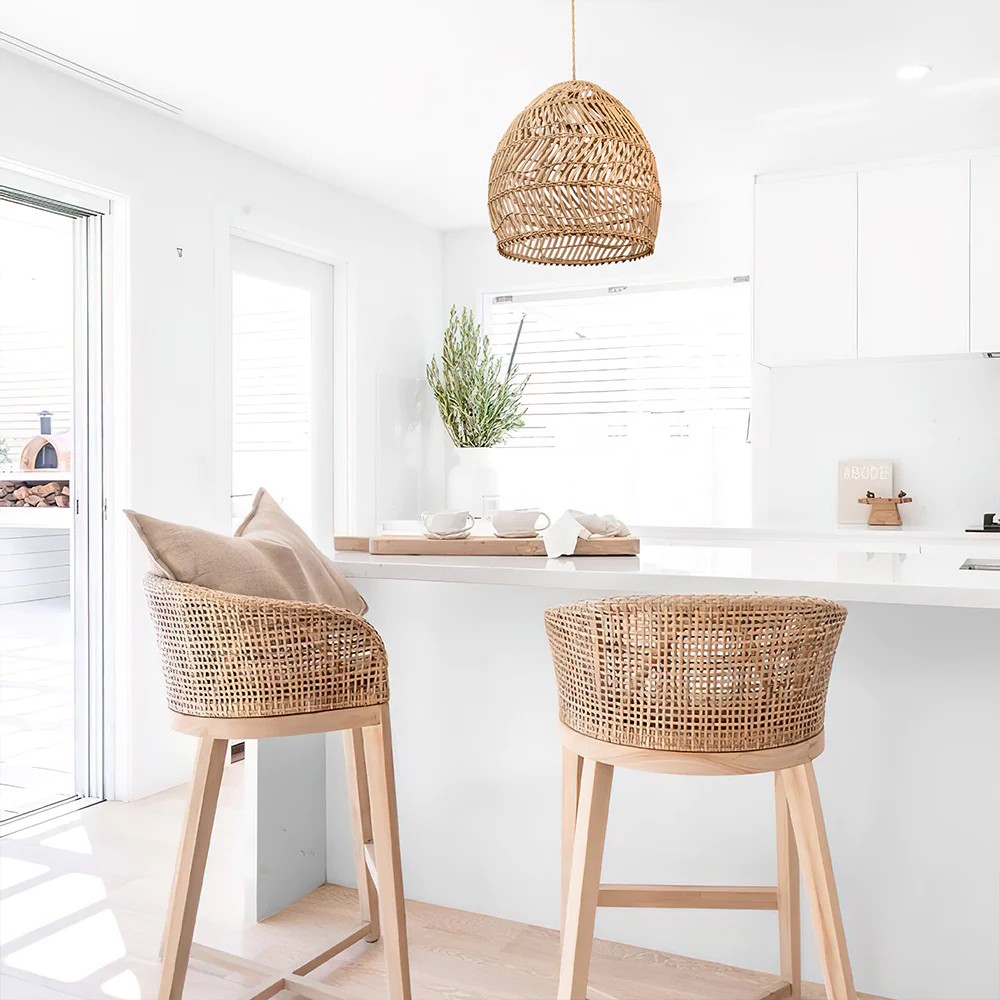 Wicker Rattan Handmade Pendant Lamp