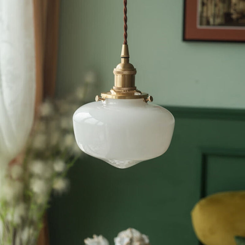 Radiant Lantern Retro Glass Pendant Light D954