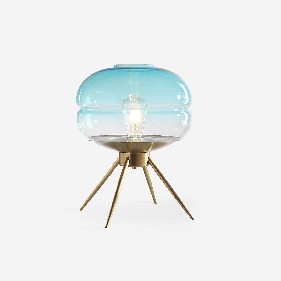 Luxury Personality Colored Glass Cover Tall Table Lamp K515